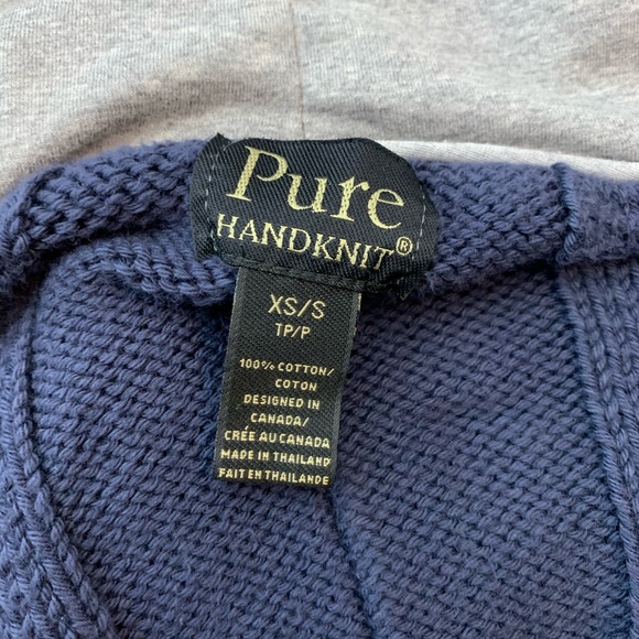 Pure Handknit Single Button Cardigan - Picture 3 of 3